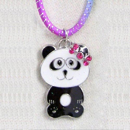 Panda with rhinestone bow NK