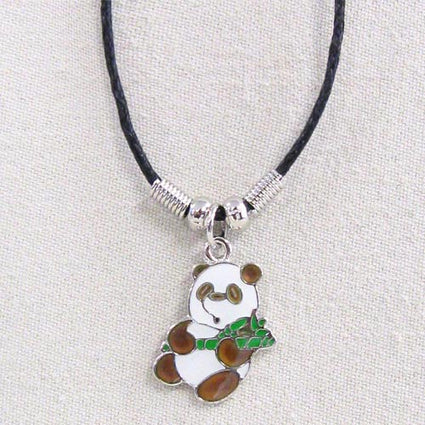 Mood panda with bamboo pendant NK