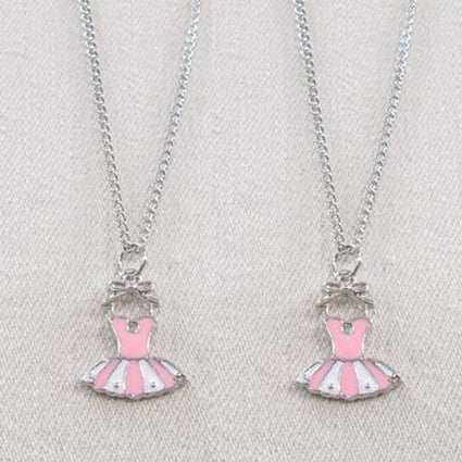 Enamel Pink tutu pendant NK